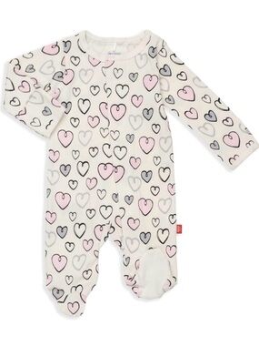 Magnetic Me 100% Organic Cotton Magnetic Baby Footie Pajama
